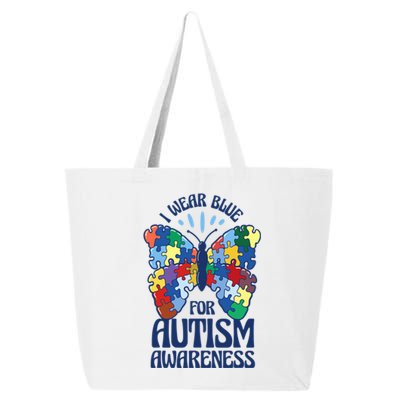 Autism Awareness Day Autism Month Blue Cool Gift 25L Jumbo Tote