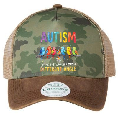 Autism Awareness Different Angle Neurodiversity Legacy Tie Dye Trucker Hat