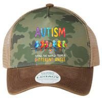 Autism Awareness Different Angle Neurodiversity Legacy Tie Dye Trucker Hat