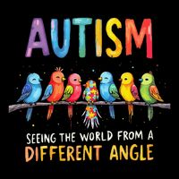 Autism Awareness Different Angle Neurodiversity 7-Panel Snapback Hat