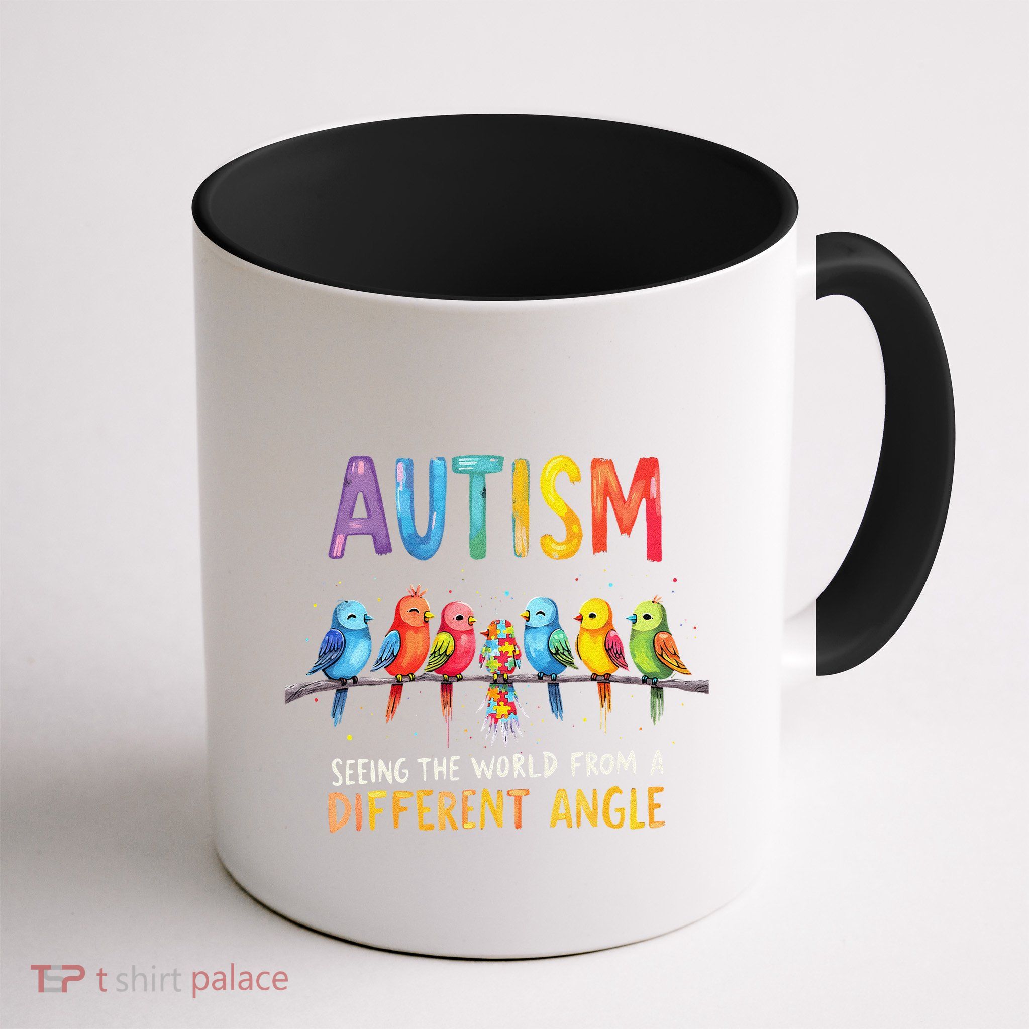 Autism Awareness Different Angle Neurodiversity Mug