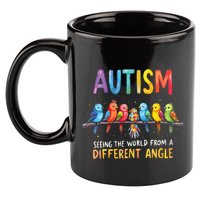 Autism Awareness Different Angle Neurodiversity 11oz C Handle Ceramic Mug