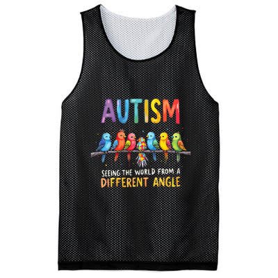Autism Awareness Different Angle Neurodiversity Mesh Reversible Basketball Jersey Tank