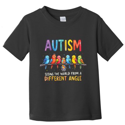 Autism Awareness Different Angle Neurodiversity Toddler T-Shirt
