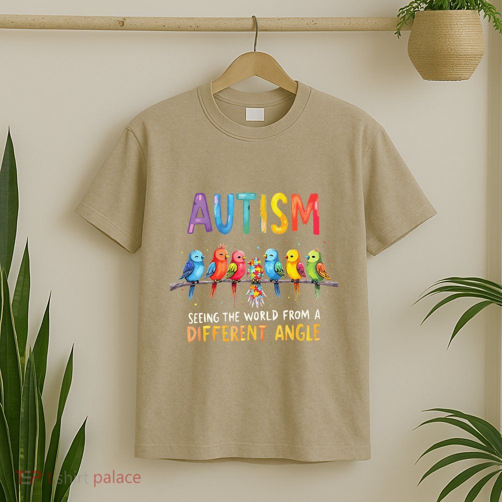 Autism Awareness Different Angle Neurodiversity T-Shirt
