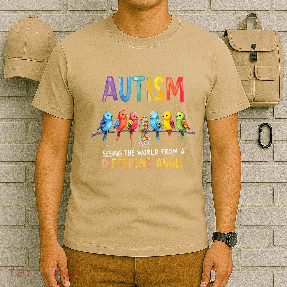 Autism Awareness Different Angle Neurodiversity T-Shirt