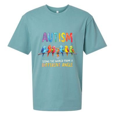 Autism Awareness Different Angle Neurodiversity Sueded Cloud Jersey T-Shirt