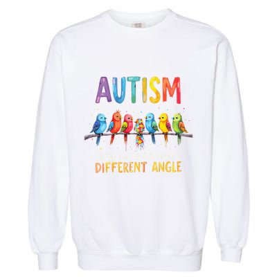 Autism Awareness Different Angle Neurodiversity Garment-Dyed Sweatshirt