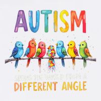 Autism Awareness Different Angle Neurodiversity Garment-Dyed Sweatshirt