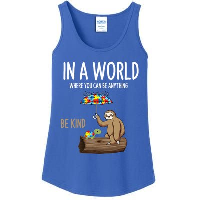 Autism Awareness Day Be Kind Special Education Teacher Squad Gift Ladies Essential Tank