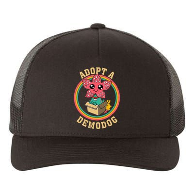 Adopt A Demodog Funny Dogs Lovers Yupoong Adult 5-Panel Trucker Hat