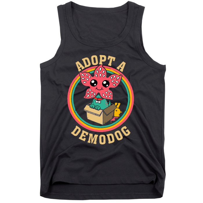 Adopt A Demodog Funny Dogs Lovers Tank Top