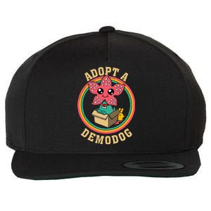 Adopt A Demodog Funny Dogs Lovers Wool Snapback Cap