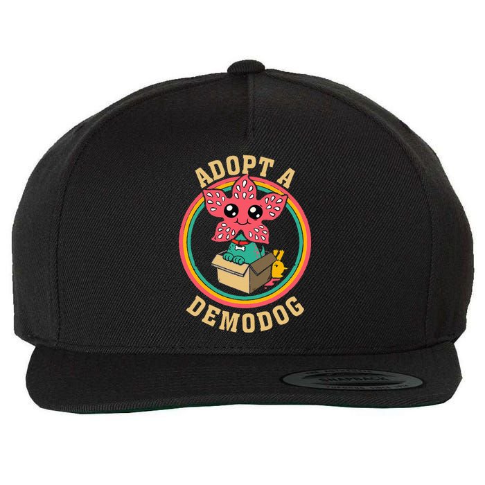 Adopt A Demodog Funny Dogs Lovers Wool Snapback Cap