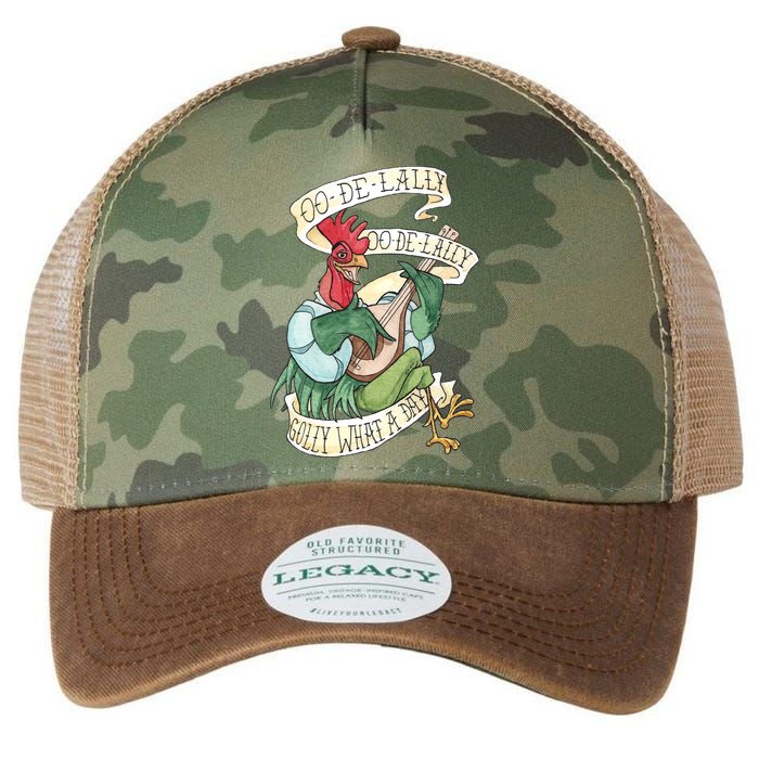Alan A Dale Rooster Oo De Lally Golly What A Day Legacy Tie Dye Trucker Hat