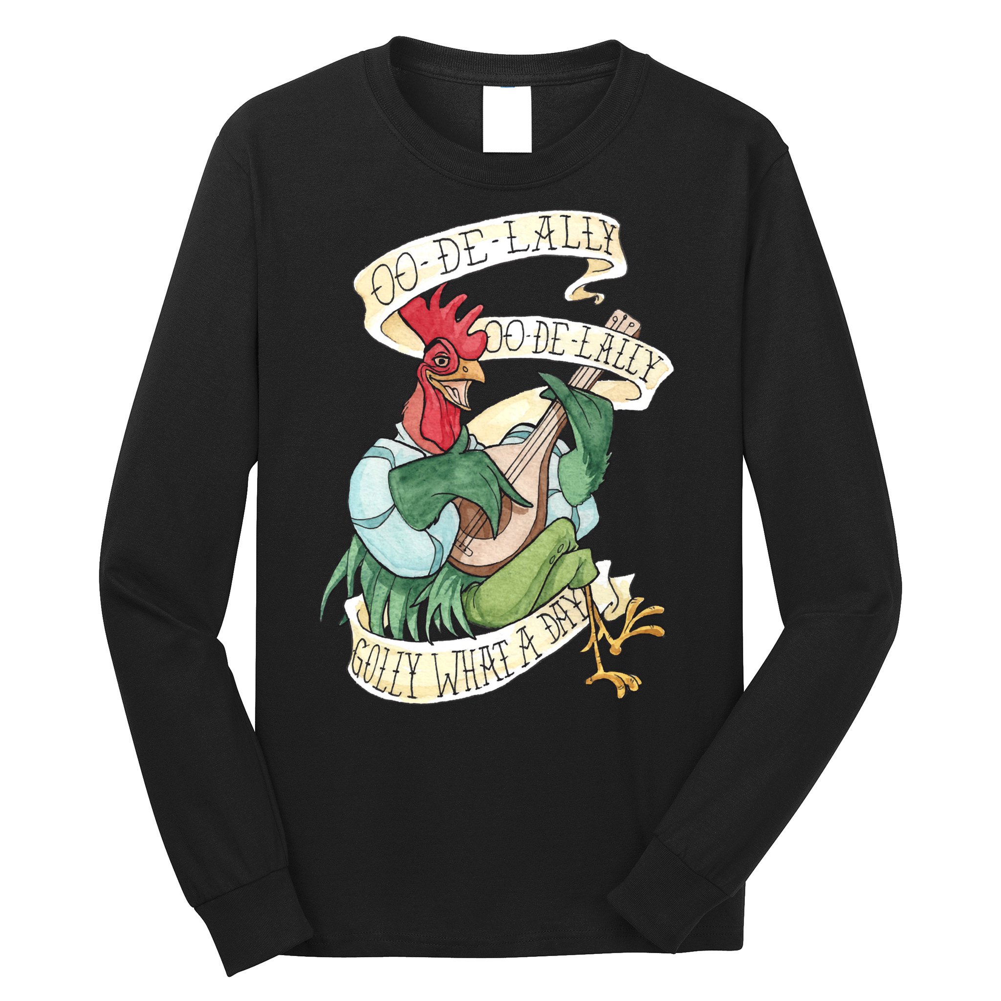 Alan A Dale Rooster Oo De Lally Golly What A Day Long Sleeve Shirt