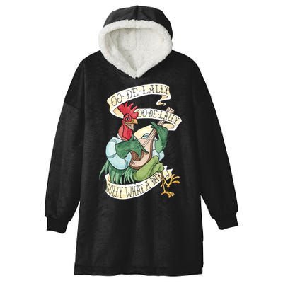 Alan A Dale Rooster Oo De Lally Golly What A Day Hooded Wearable Blanket