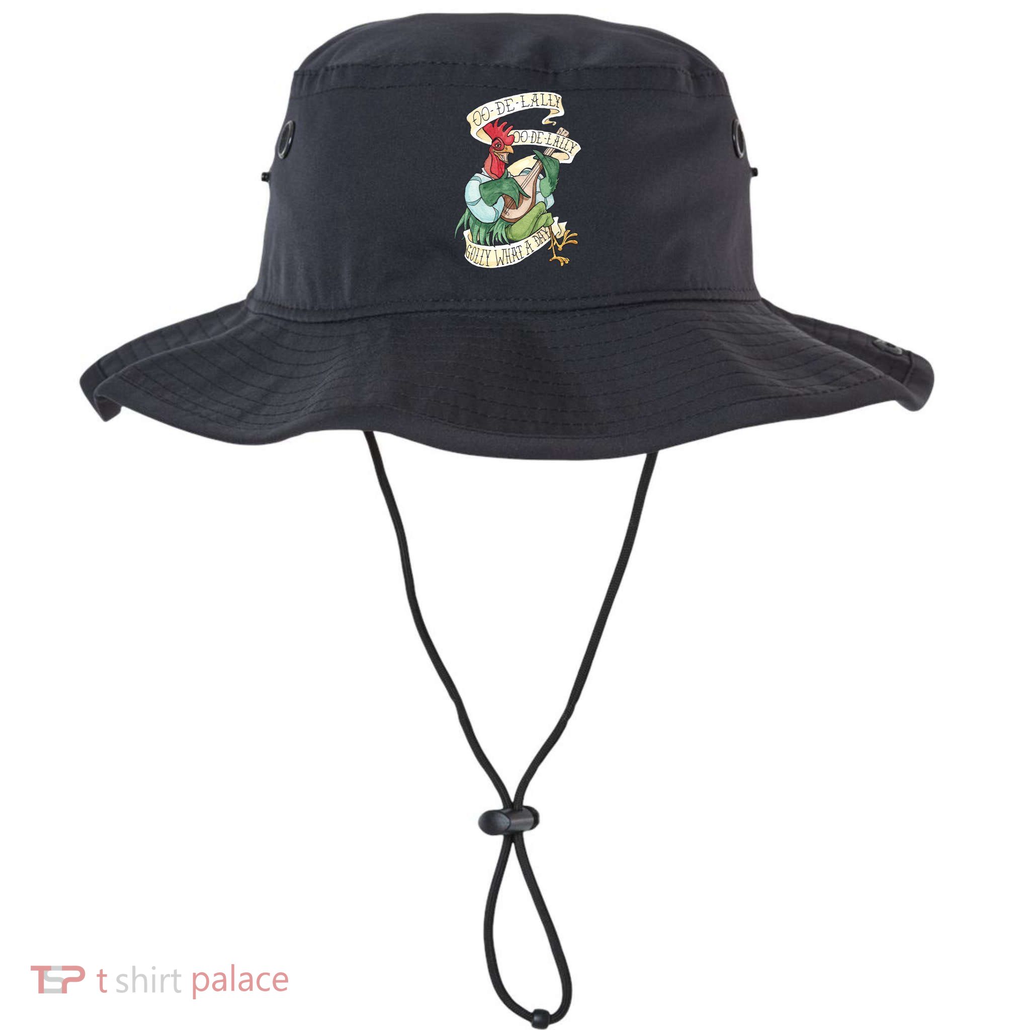 Alan A Dale Rooster Oo De Lally Golly What A Day Bucket Hat