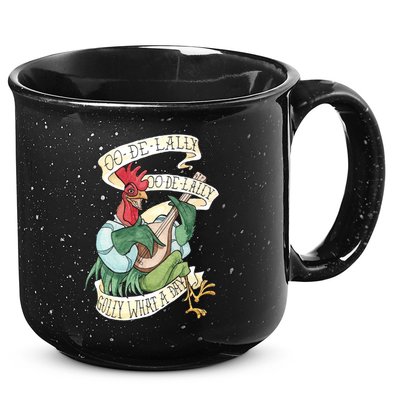 Alan A Dale Rooster Oo De Lally Golly What A Day 15oz Campfire Ceramic Mug