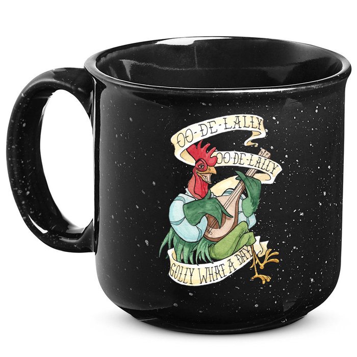 Alan A Dale Rooster Oo De Lally Golly What A Day 15oz Campfire Ceramic Mug