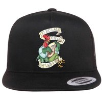 Alan A Dale Rooster Oo De Lally Golly What A Day Flat Bill Trucker Hat