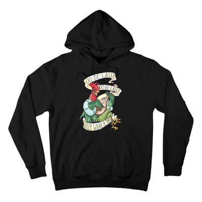 Alan A Dale Rooster Oo De Lally Golly What A Day Tall Hoodie