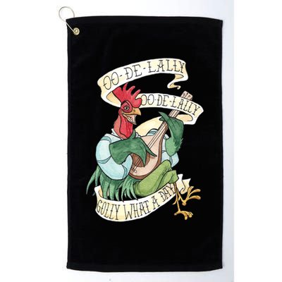 Alan A Dale Rooster Oo De Lally Golly What A Day Golf Towel