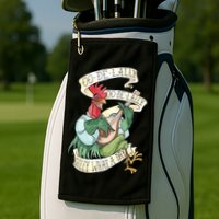Alan A Dale Rooster Oo De Lally Golly What A Day Golf Towel