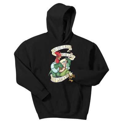 Alan A Dale Rooster Oo De Lally Golly What A Day Kids Hoodie