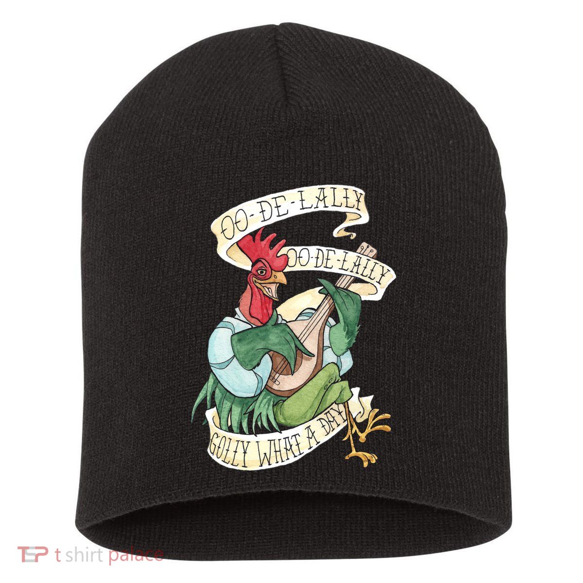 Alan A Dale Rooster Oo De Lally Golly What A Day Short Acrylic Beanie