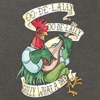 Alan A Dale Rooster Oo De Lally Golly What A Day Cotton Canvas Backpack