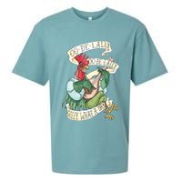 Alan A Dale Rooster Oo De Lally Golly What A Day Sueded Cloud Jersey T-Shirt