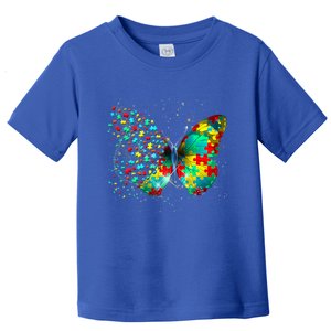 Autism Awareness Day Butterfly Peace Lover Funny Gift Toddler T-Shirt