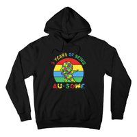 Autism Awareness Dabbing Awesome 3 Year Old 3rd Birthday Hoodie