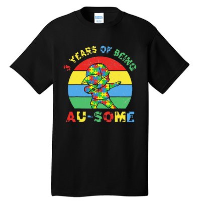 Autism Awareness Dabbing Awesome 3 Year Old 3rd Birthday Tall T-Shirt