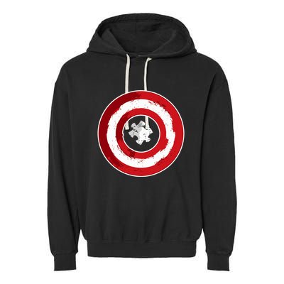 Autism Awareness Day Superhero Garment-Dyed Fleece Hoodie