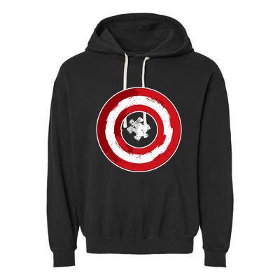 Autism Awareness Day Superhero Garment-Dyed Fleece Hoodie