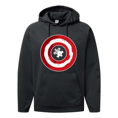 Autism Awareness Day Superhero Performance Fleece Hoodie