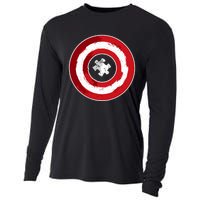 Autism Awareness Day Superhero Cooling Performance Long Sleeve Crew