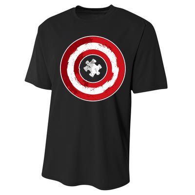 Autism Awareness Day Superhero Performance Sprint T-Shirt