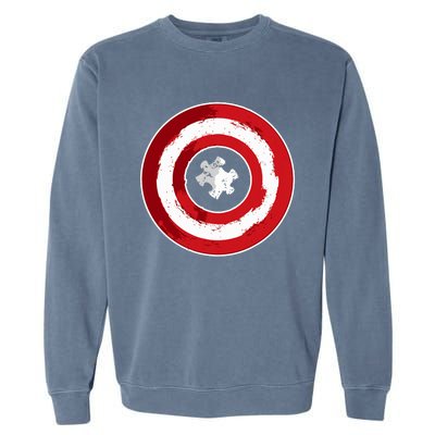 Autism Awareness Day Superhero Garment-Dyed Sweatshirt