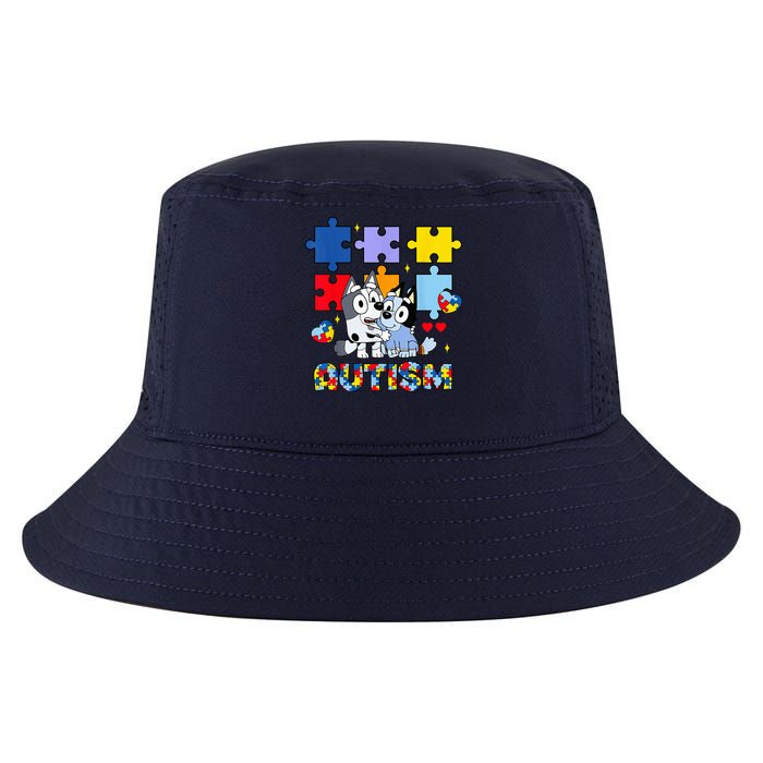 Autism Awareness Dog Lover Cool Comfort Performance Bucket Hat