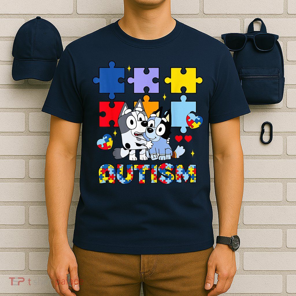 Autism Awareness Dog Lover T-Shirt