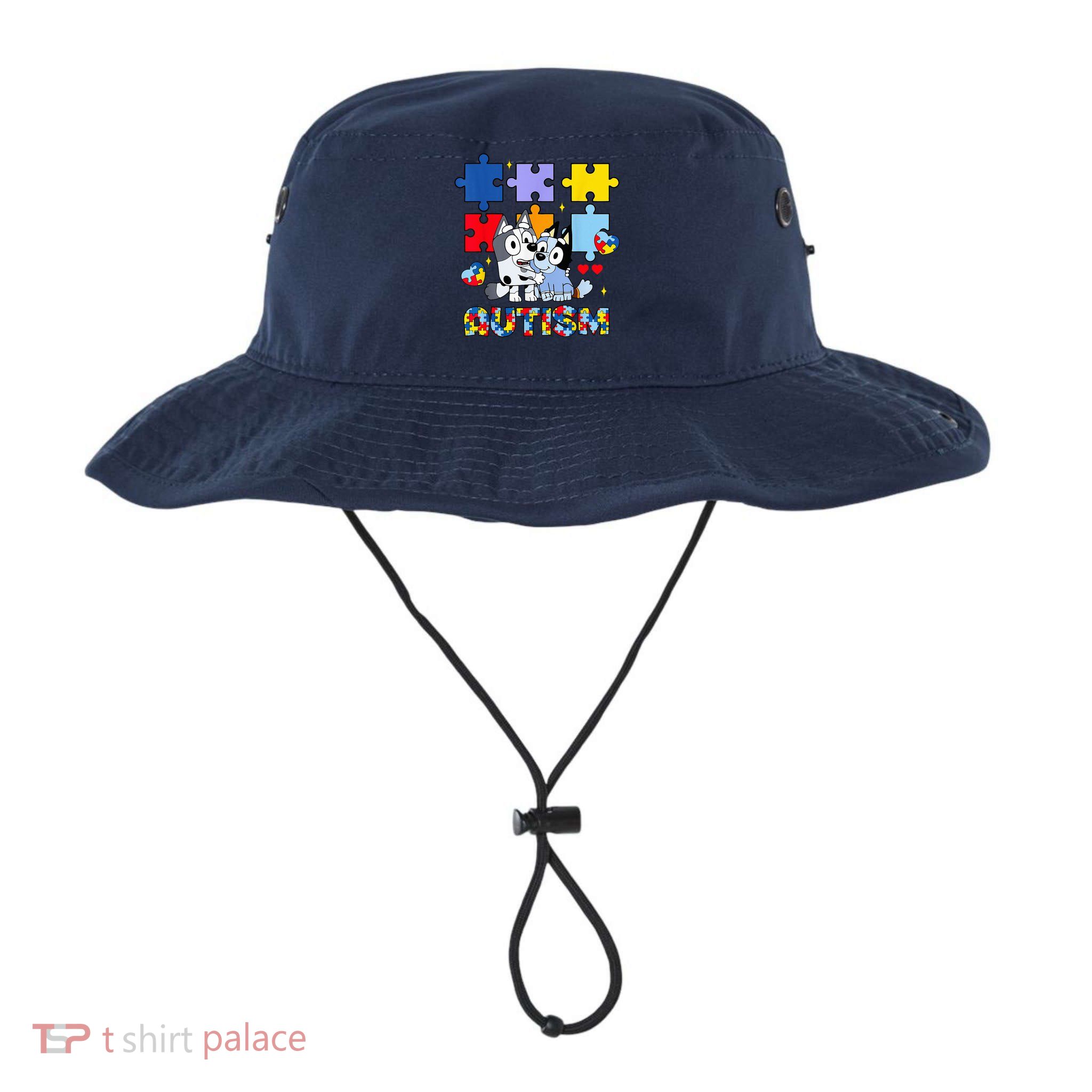 Autism Awareness Dog Lover Bucket Hat