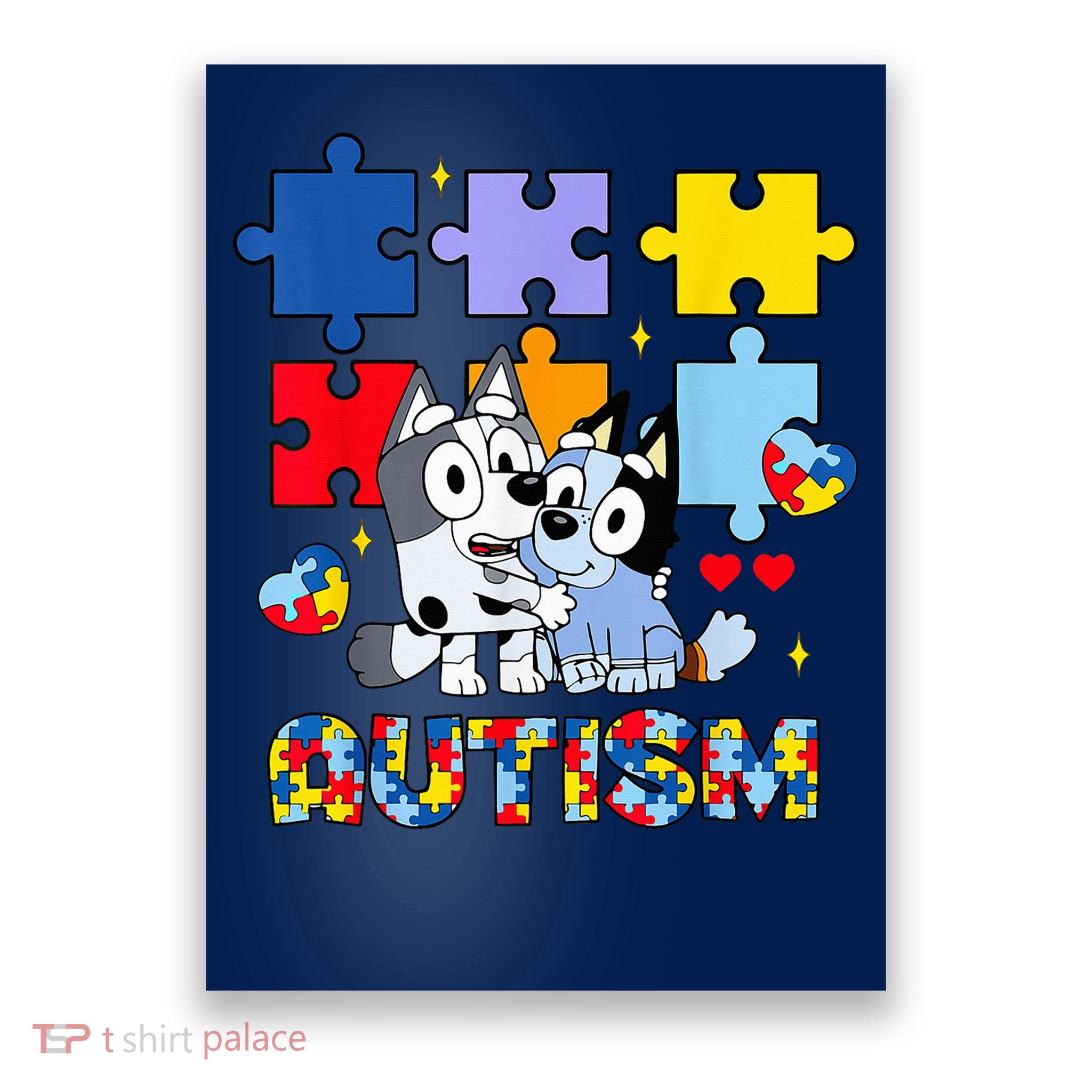 Autism Awareness Dog Lover Poster