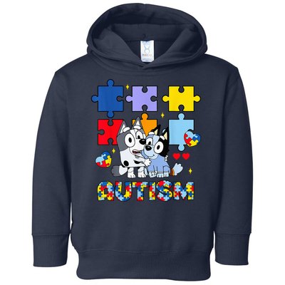 Autism Awareness Dog Lover Toddler Hoodie