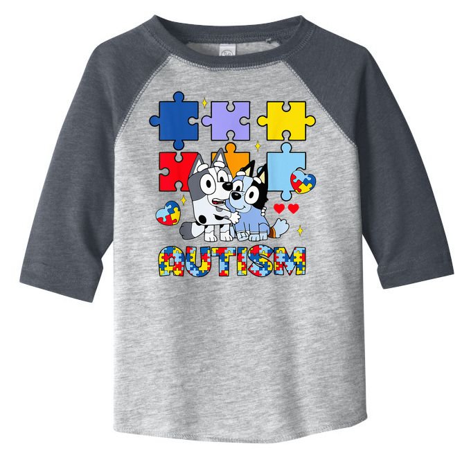 Autism Awareness Dog Lover Toddler Fine Jersey T-Shirt