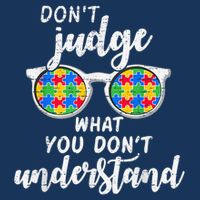 Autism Awareness Don'T Judge What You Don'T Understand Flat Bill Trucker Hat