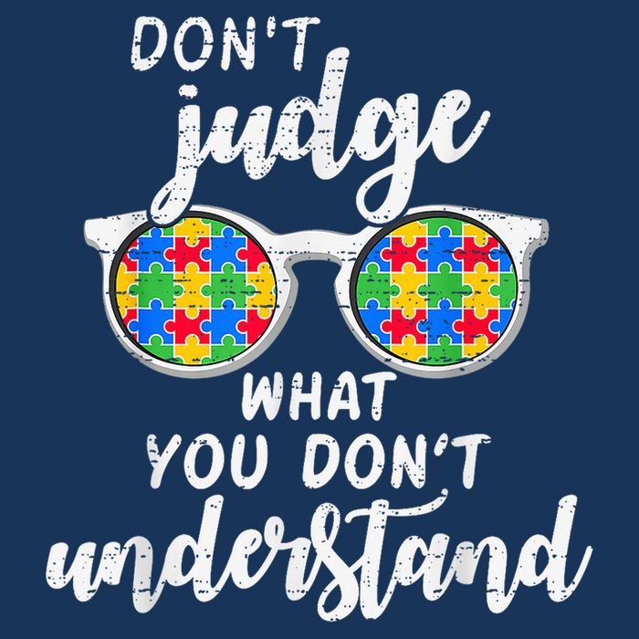 Autism Awareness Don'T Judge What You Don'T Understand Flat Bill Trucker Hat