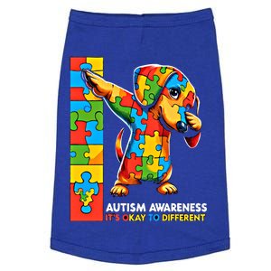 Autism Awareness Dabbing Dachshund Funny Gift Doggie Tank